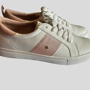 Kate Spade Cream and Pink Sneakers